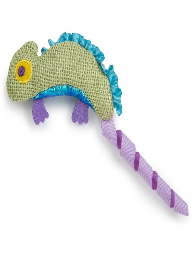 Petlinks HappyNip Crinkle Chameleon Cat Toy, Contains Silvervine & Catnip - Green, One Size - Image 1